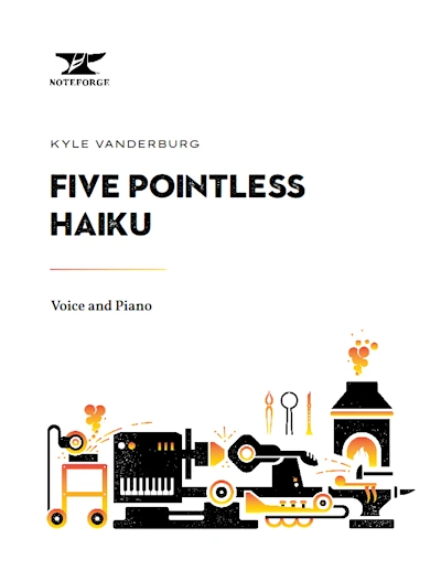 Sheet Music cover for Five Pointless Haiku